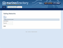 Tablet Screenshot of marinedirectoryhq.com